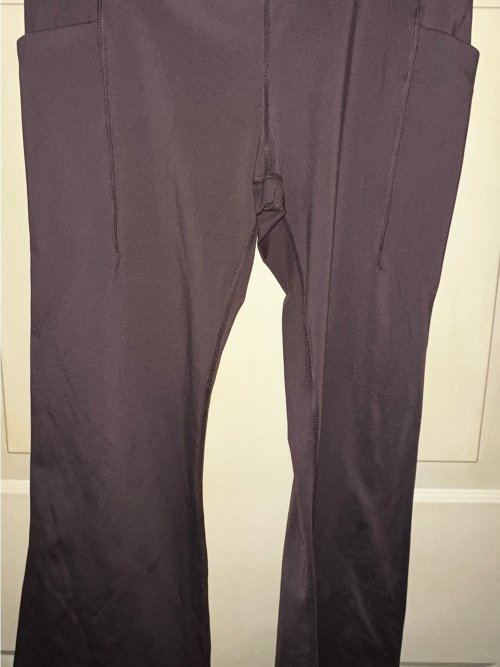 💜 Avia Flare Leggings Women’s Large Purple Gray Yoga Pants Athleisure 👖